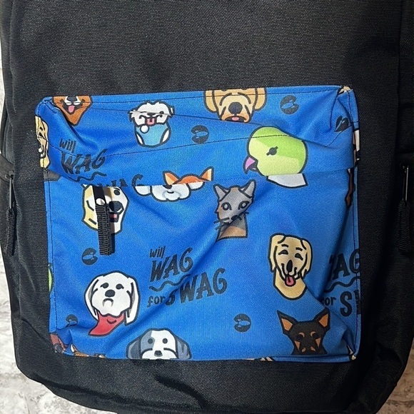 ORIGAUDIO Swag Up Backpack Various Dog Print “Will Wag for Swag” - Picture 2 of 13